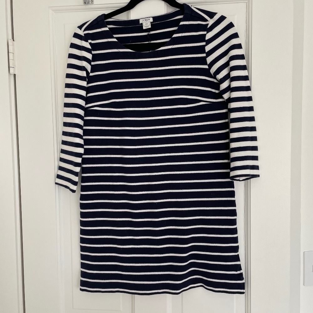 J. Crew Sailor Stripe Shift dress